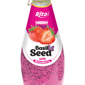 290ml Basil Seed with Strawberry